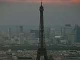 Paris 06 View At Sunset To Eiffel Tower And La Defense From Montparnasse Tower